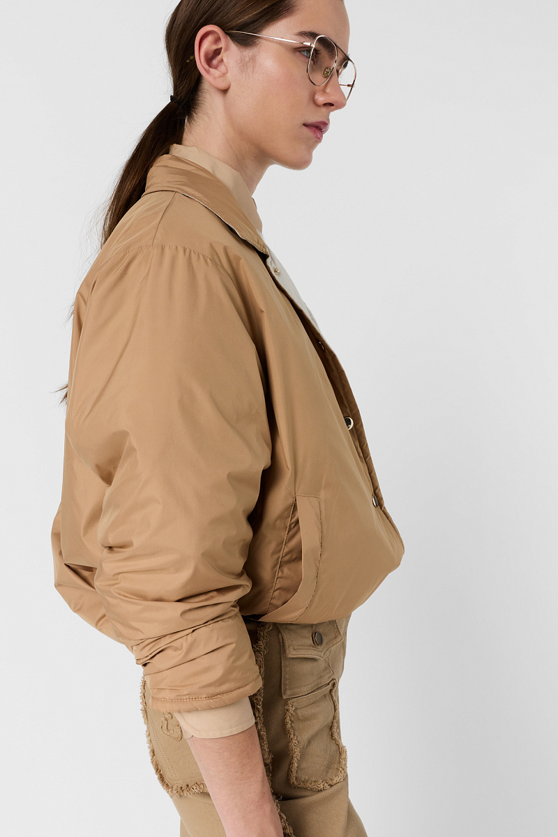 PHEONA - Бежевая двусторонняя стеганая куртка