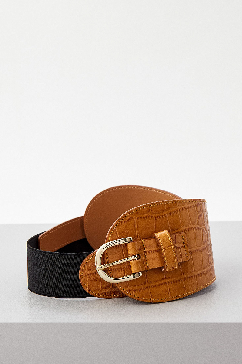 OLYMPE - Широкий кожаный ремень