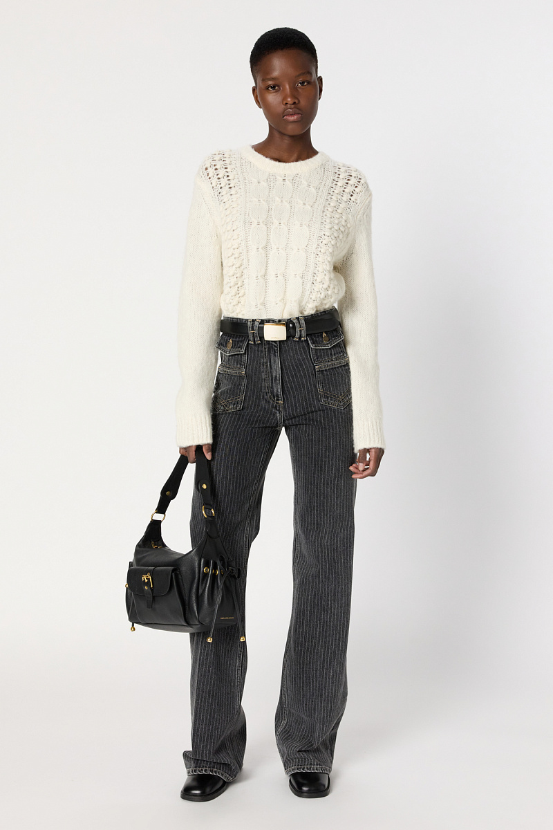 ANNA - Расклешенные джинсы в полоску