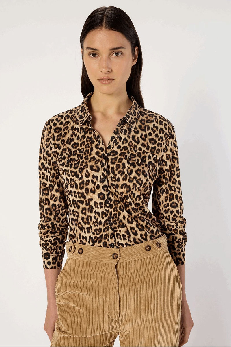 HELOISE - Блуза с леопардовым принтом