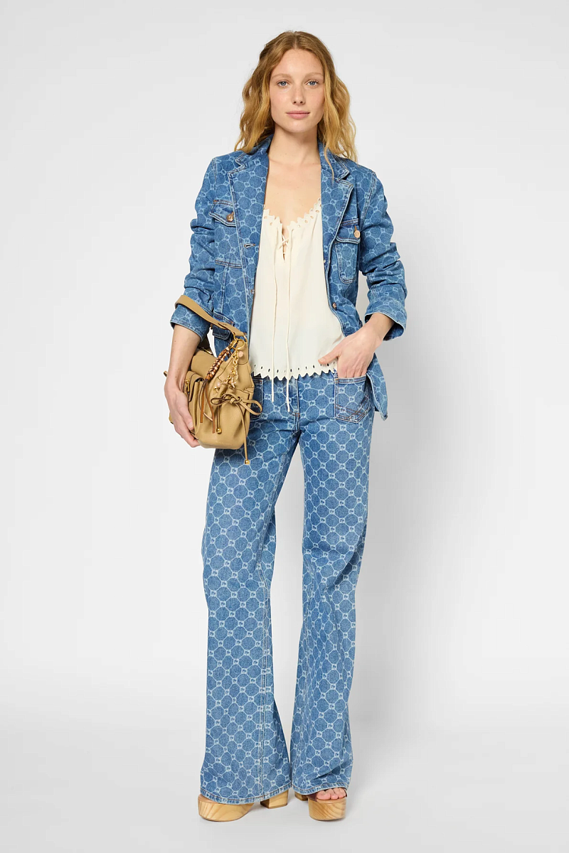 ROSANIA - Джинсовая куртка с монограммой