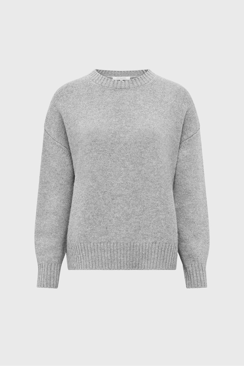 ELYNE - Свободный джемпер из шерсти и люрекса