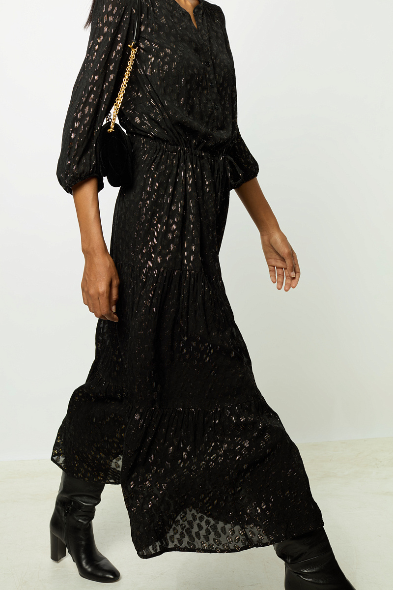 STEPHY - Макси-платье с люрексом