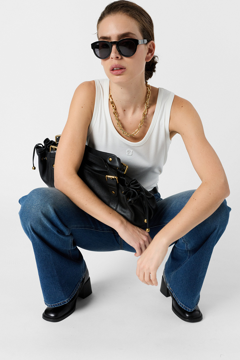 MARAUDE - Белая майка из хлопка