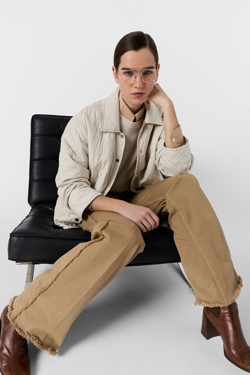 PHEONA - Бежевая двусторонняя стеганая куртка