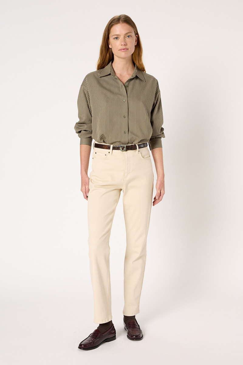 CARMEN - Прямые бежевые джинсы