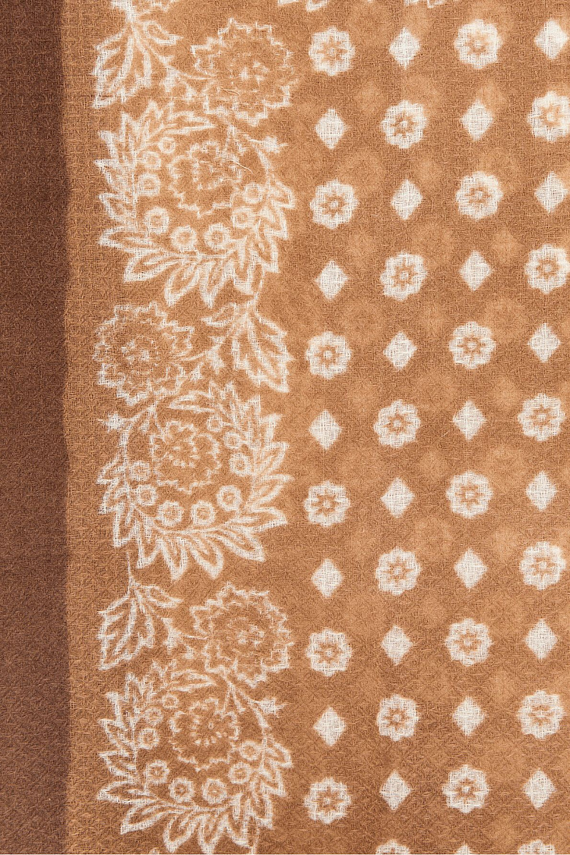 RENELLE - Шарф с орнаментальным растительным узором