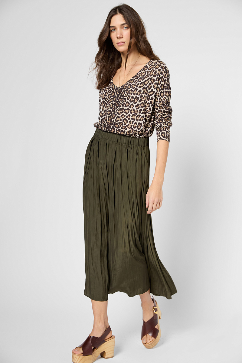 JAZIA - Пуловер с леопардовым принтом