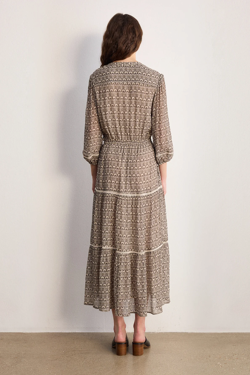 APPOLINE - Платье длины миди с регулируемой талией