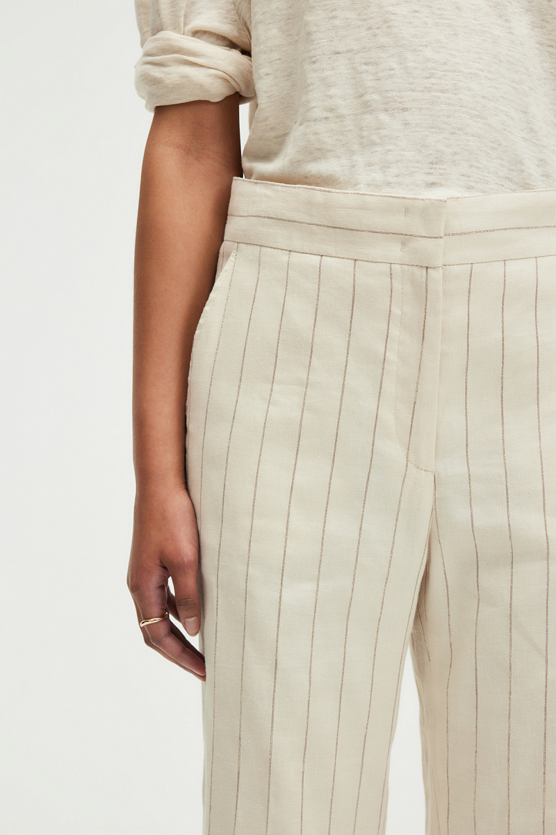 JARRY - Расклешенные брюки в золотую полоску