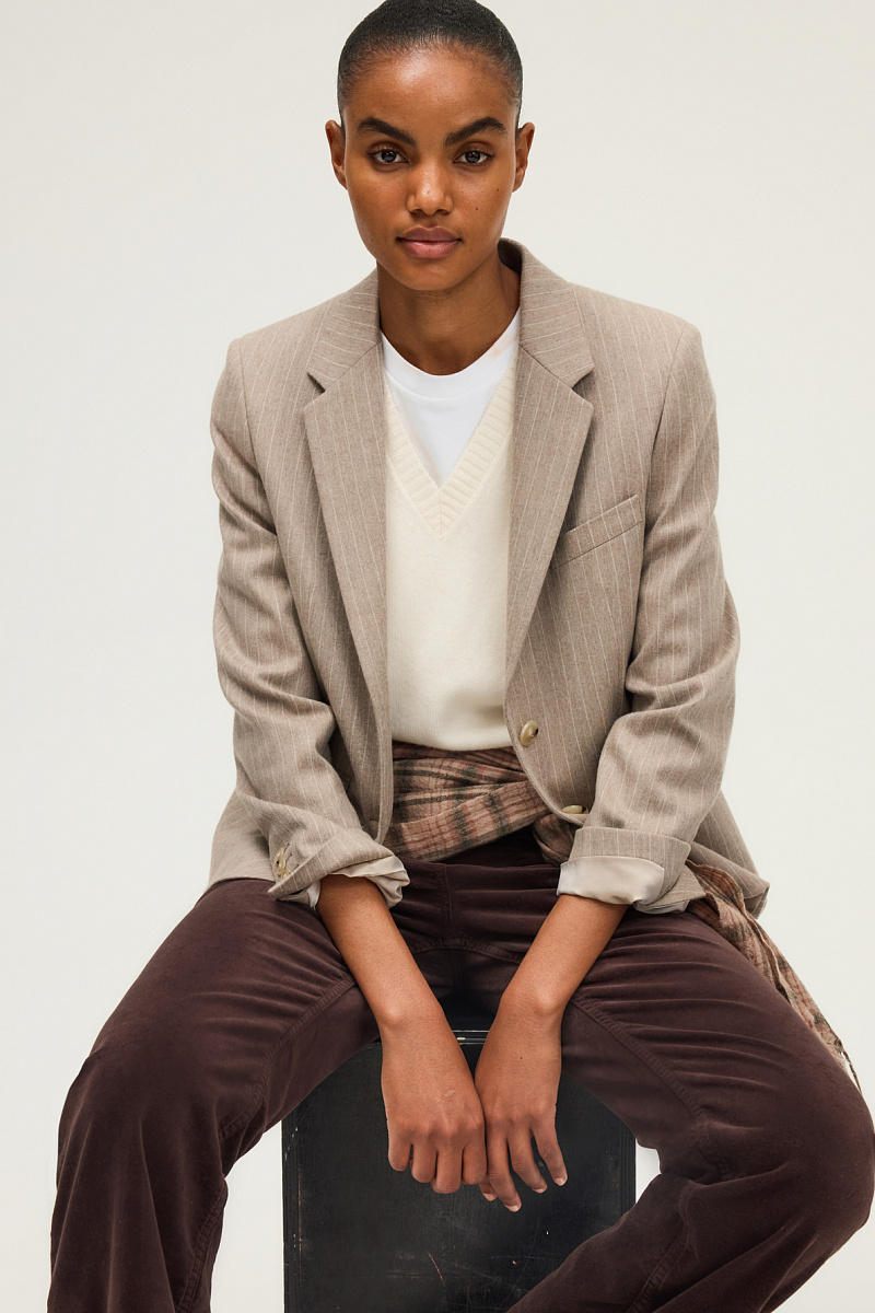 NORINA - Блейзер в тонкую полоску