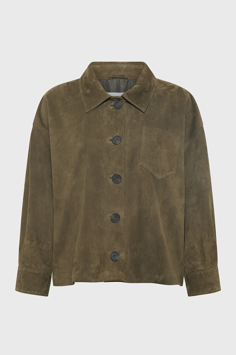 ROSE - Укороченная куртка из замши