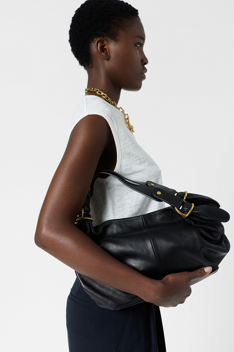 MICHELE - Белая льняная майка