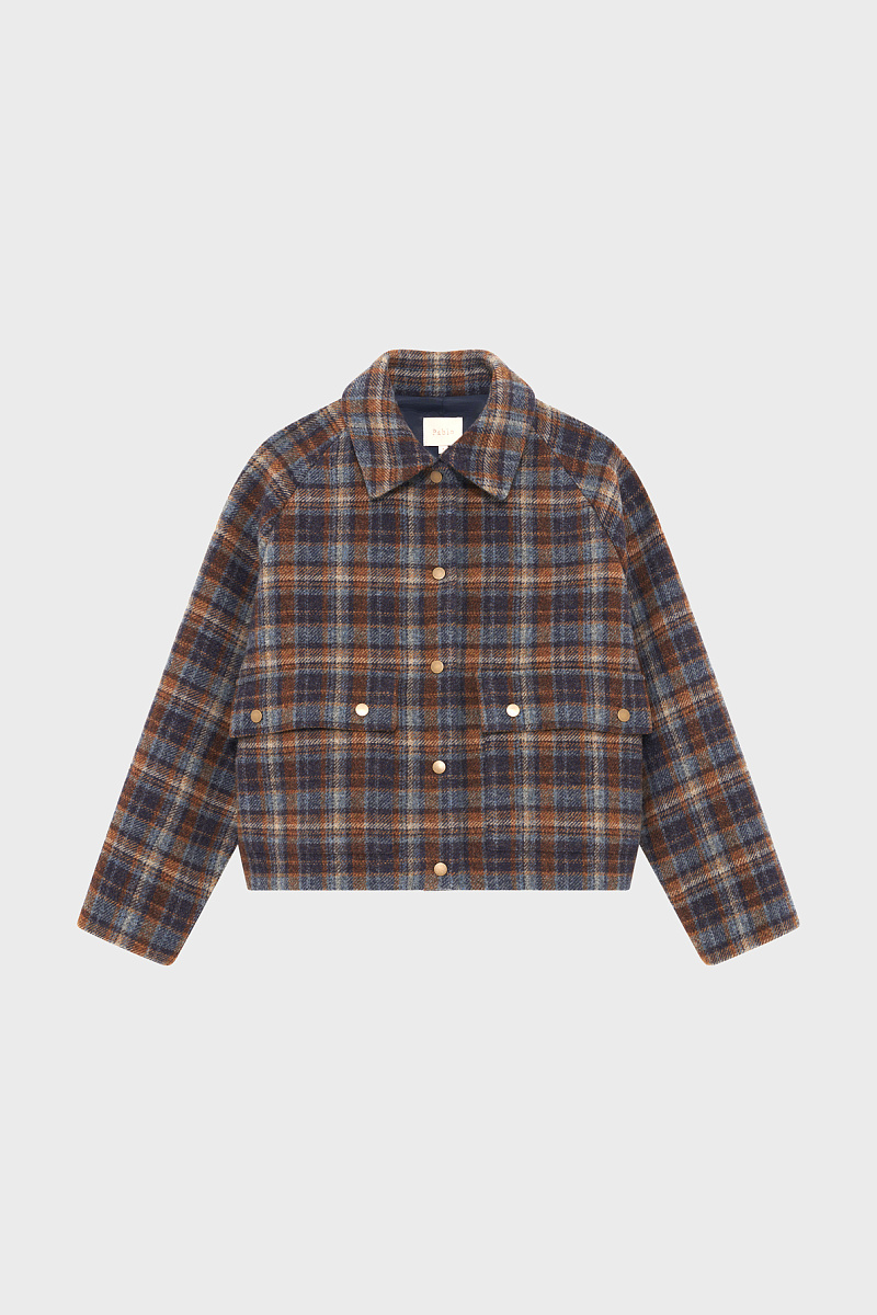 NELIA - Полупальто из 100% шерсти