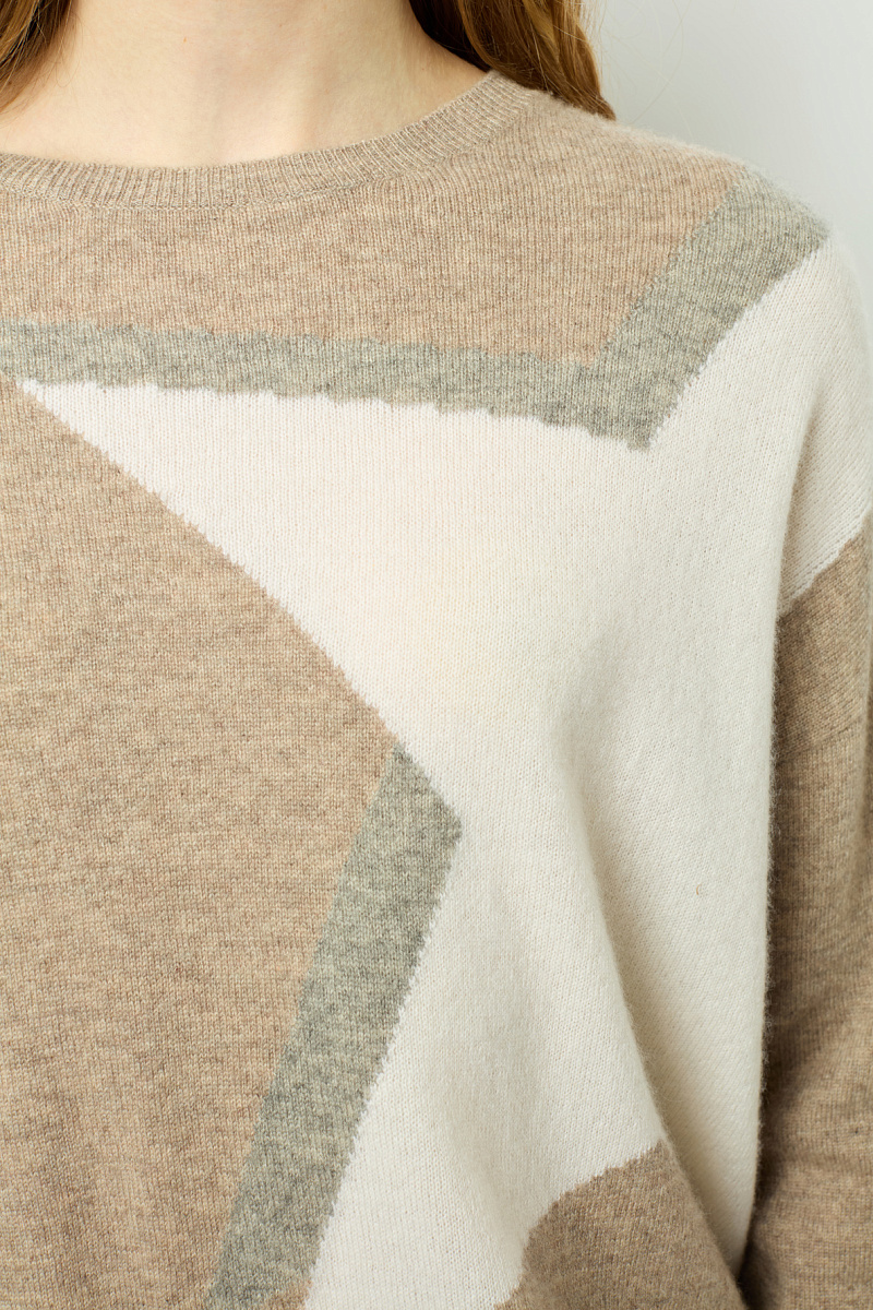 JANELA - Джемпер с принтом в виде звезды из кашемира