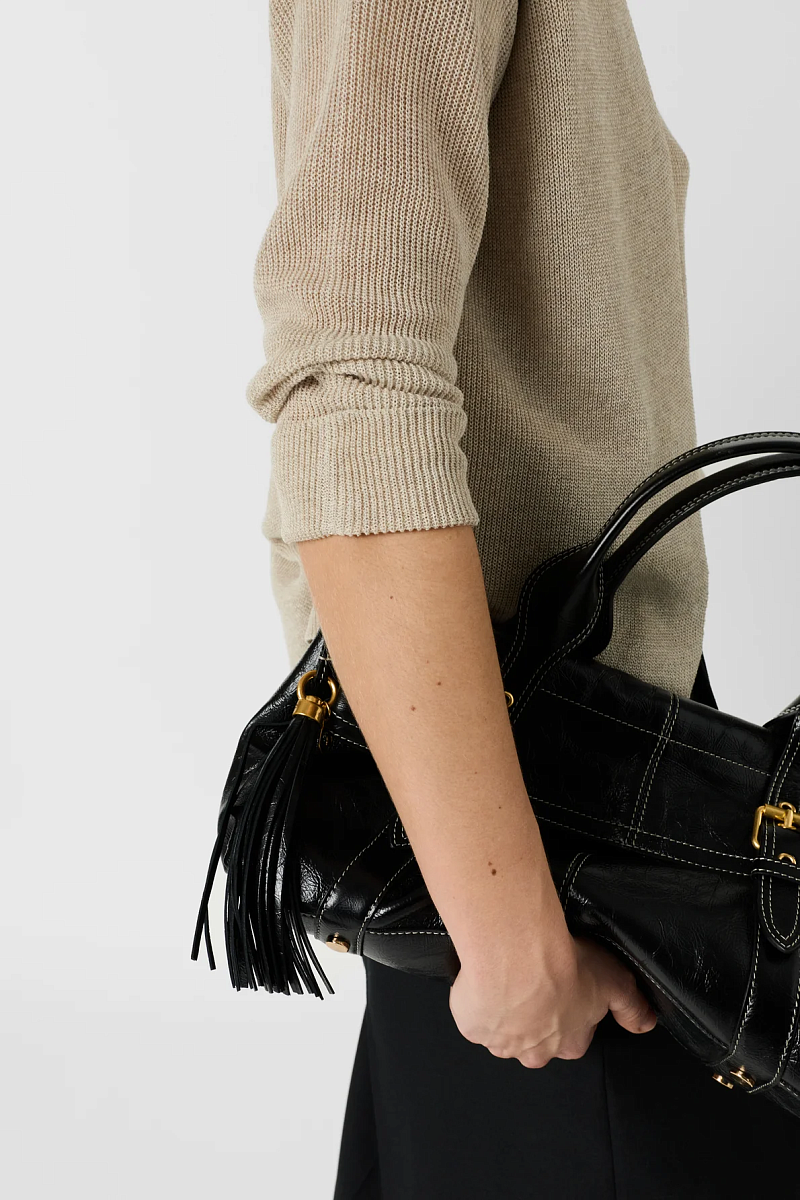 LORINA - Бежевый вязаный кардиган