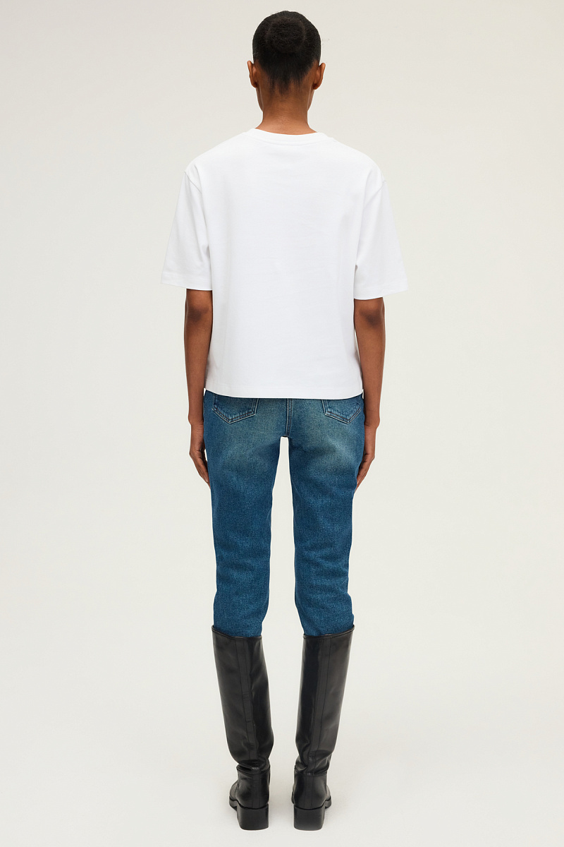 HEVA - Футболка из хлопка с круглым вырезом