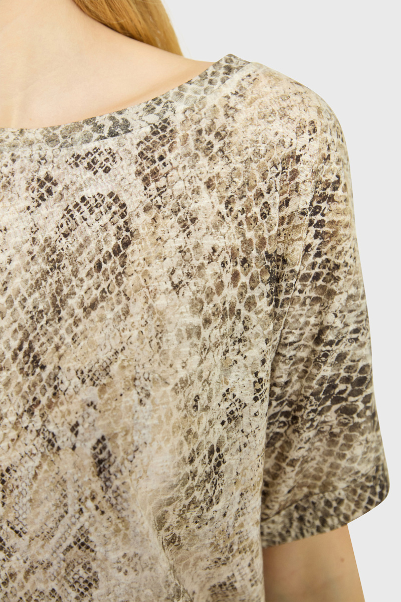 GENEVIEVE - Футболка oversize-кроя с принтом